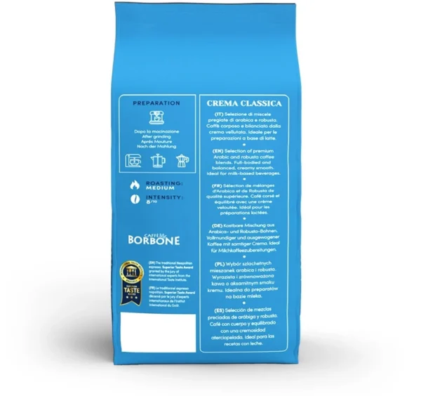 دانه قهوه بوربن کرما کلاسیک Bourbon : وزن 1000 گرم